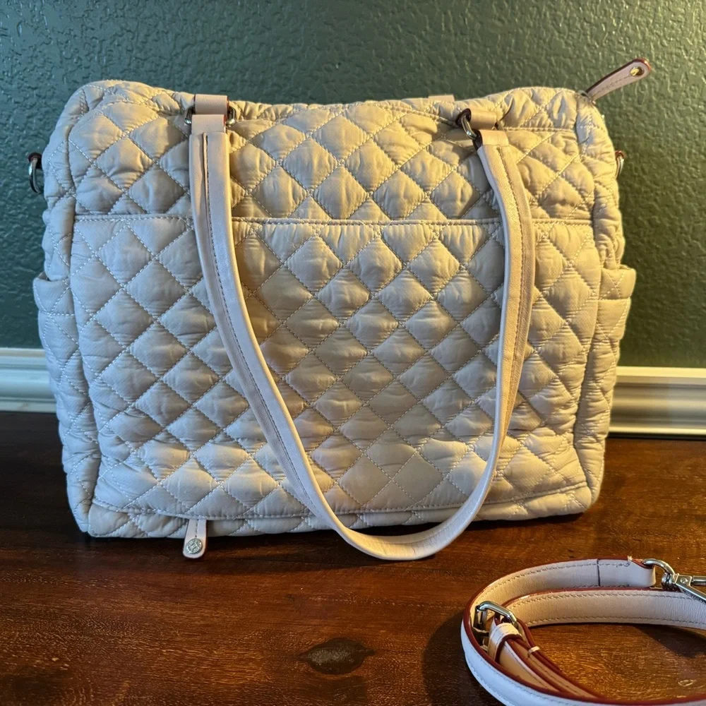 MZ Wallace Crosby City bag in Mushroom - Picture 2 of 9